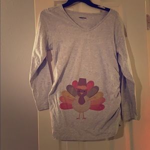 Holiday (thanksgiving) maternity shirt!